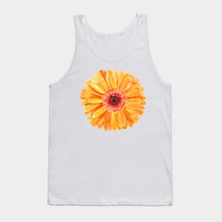 one orange gerbera watercolor Tank Top